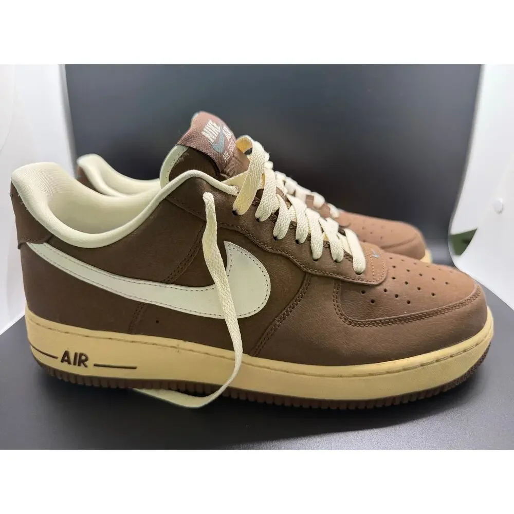 Nike Air Force 1 '07 Cacao Wow Brown/White Leather Low Top FZ23592-259